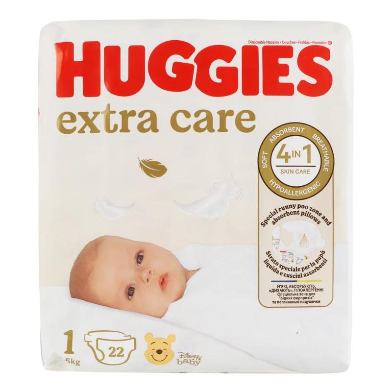 Підгузки Huggies Extra Care Розміру 1 (22 штуки)