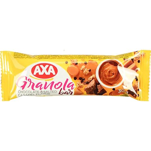 Батончик з шоколадом та смаком солоної карамелі Гранола Axa м/у 30г