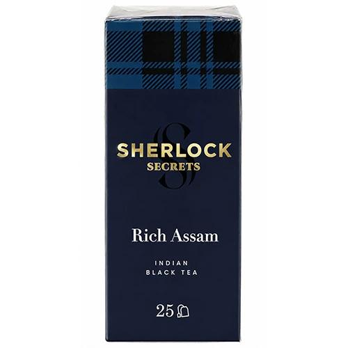Чай чорний індійський Rich Assam Sherlock Secrets к/у 25х2г