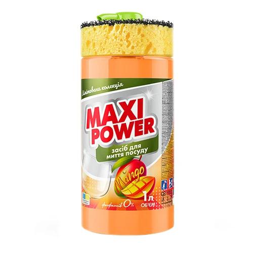 Засіб Maxi Power д.миття посуд 1л манго