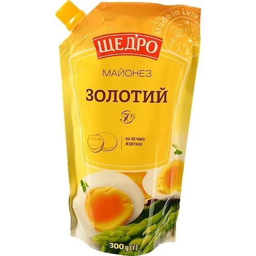 Майонез «Золотий» Щедро 50% д.п. 300 г
