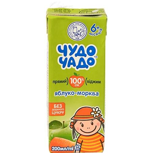 Сік яблуко-морква Чудо-чадо 200мл