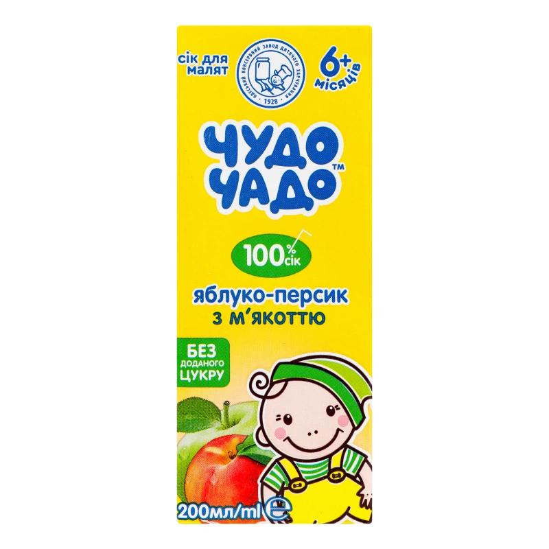 Сік Чудо-чадо Яблуко-Персик 200мл
