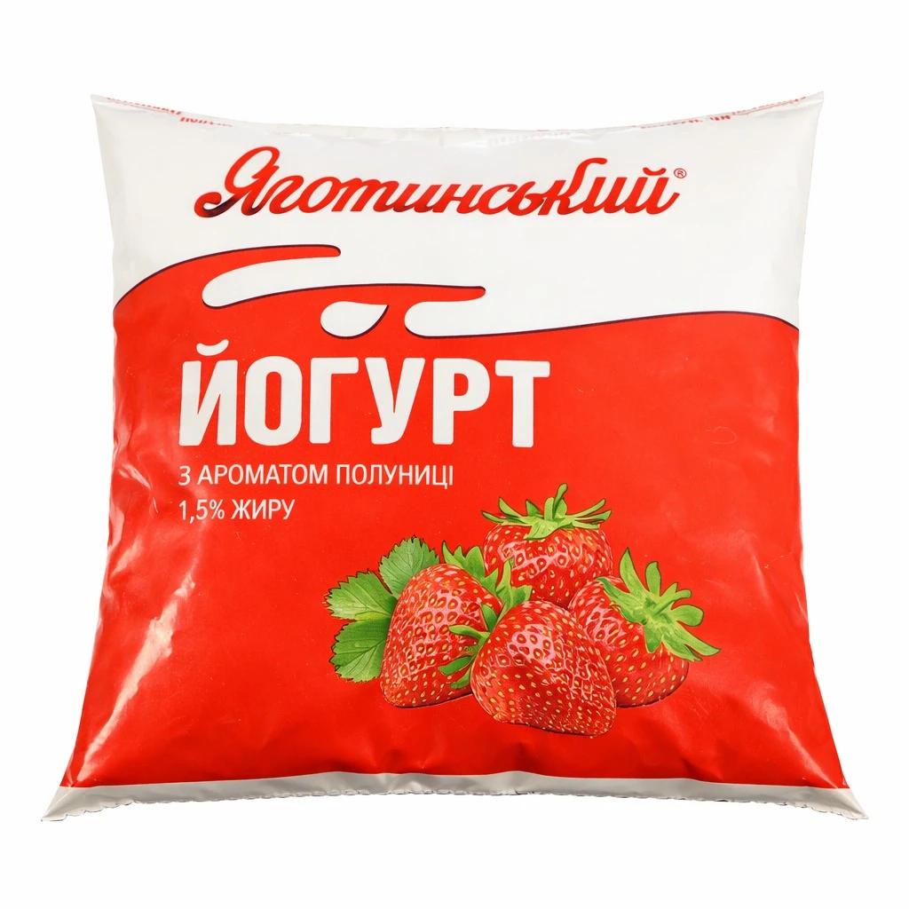 Йогурт питний Яготинський Полуниця 1.5% 400г