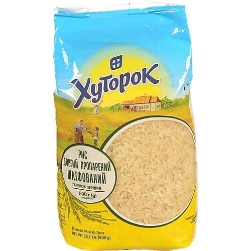 Рис Хуторок 800г пропарений