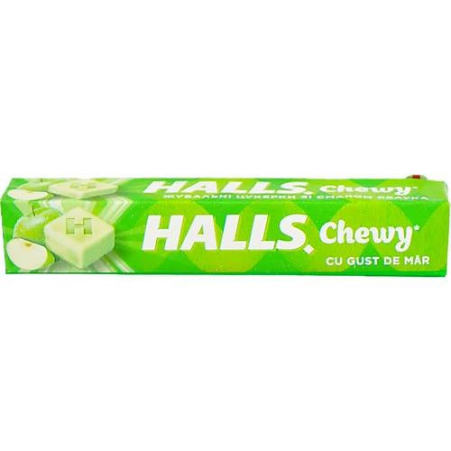 Цукерки жувальні зі смаком яблука Halls м/у 47г
