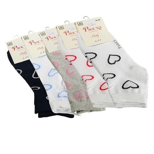 Шкарпетки Psocks жін. спорт великі серця р36-40