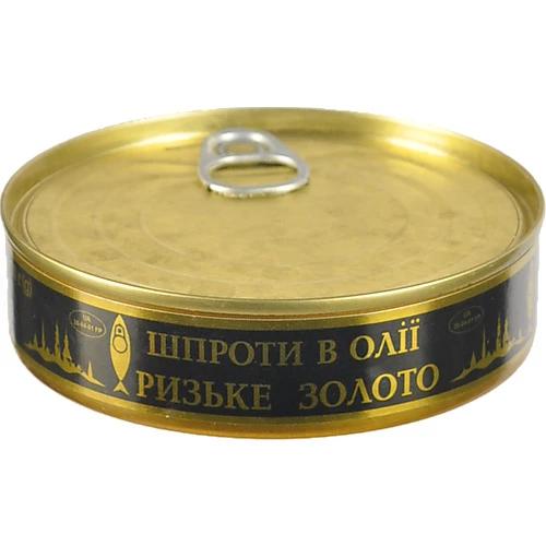 Шпроти Ризьке золото 160г в.м ключ