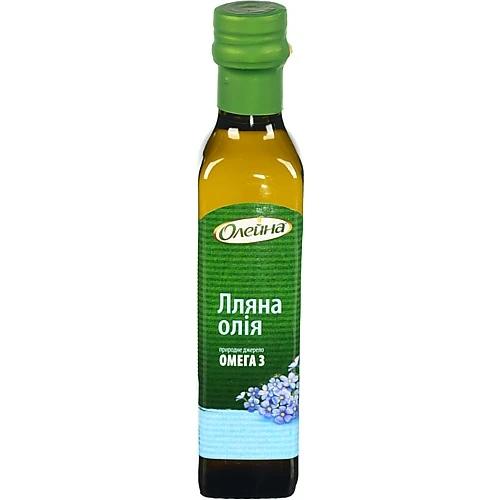 Олія лляна нерафінована недезодорована холодного пресування Олейна с/пл 250мл
