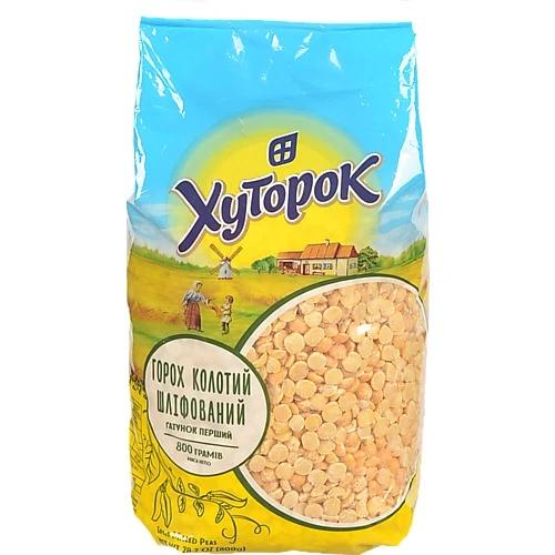 Крупа горохова розколота Хуторок 1ґ м/у 800г