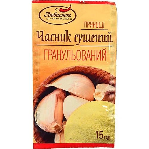 Часник сушений гранульований Любисток 15г