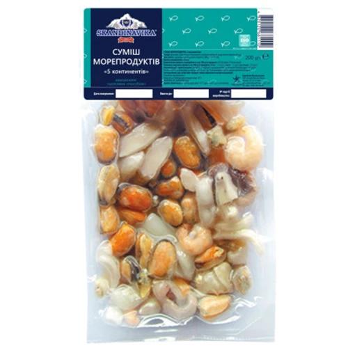 Коктейль морепродуктів Skandinavika 200г в.у