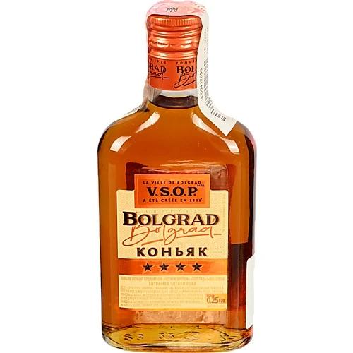Коньяк Bolgrad V.S.O.P. Чотири зірки 40% 0.25л