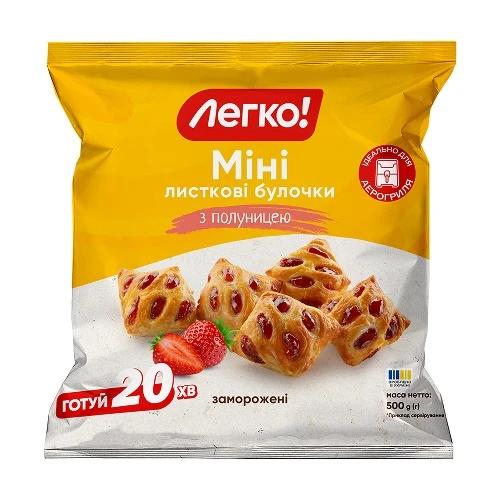 Міні заморожені з полуницею Легко! м/у 600г