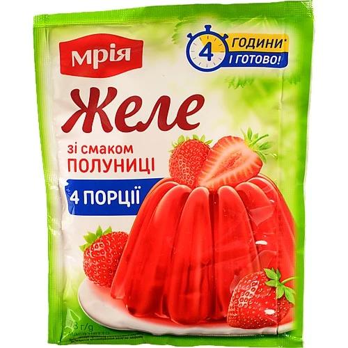 Желе зі смаком полуниці Мрія м/у 78г