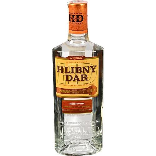 Горілка 0.5л 40% Пшенична Hlibny Dar пл