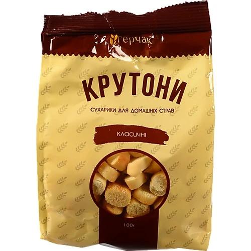 Сухарики «Герчак» крутони «Класичні», 100 г