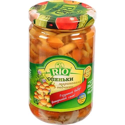 Опеньки RIO 250г мариновані з овочами с.б