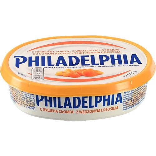 Крем-сир Philadelphia з копченим лососем 34%, 175 г