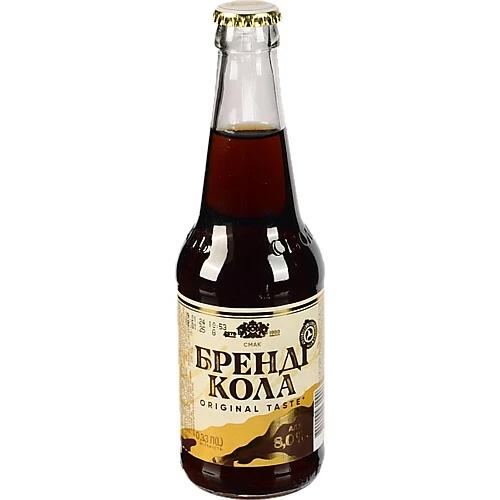 Напій слабоалкогольний сильногазований «Смак Бренді Кола Original Taste», скляна пляшка, 8%, 0,33 л