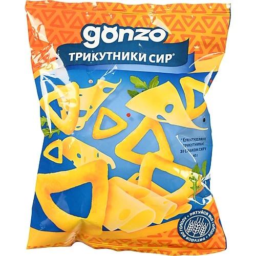 Трикутники кукурудзяні зі смаком сиру Gonzo м/у 40г
