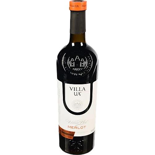 Вино Villa UA Merlot 0.75л сухе червоне