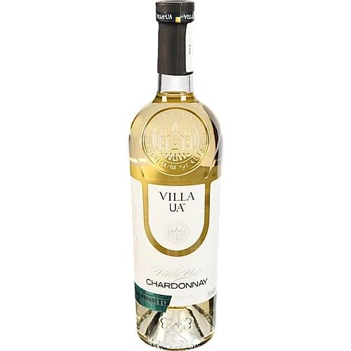 Вино Villa UA 0.75л шардоне біле сухе