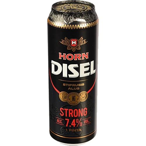 Пиво Horn Disel Strong світле фільтроване пастеризоване, 0.568л, 7,4%, м.б.
