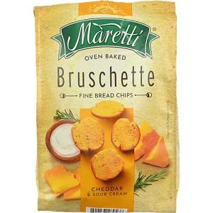 Брускети Maretti 140г чеддер сметана