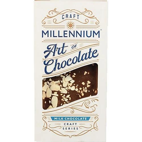 Шоколад молочний з фундуком солодкою та солоною карамеллю Craft Series Millennium к/у 100г