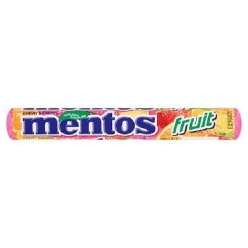 Драже жувальне з фруктовим смаком Fruit Mentos м/у 37г