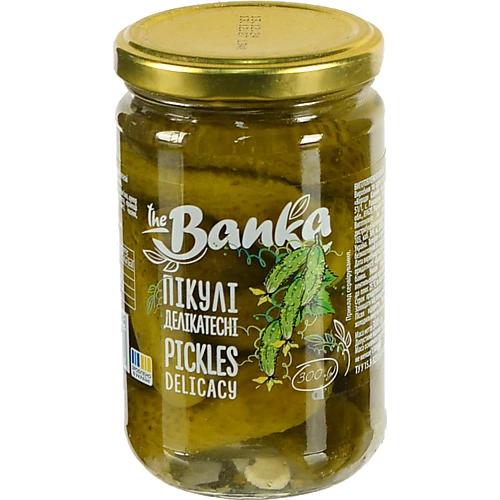 Огiрки The Banka 300г пiкулi делiкатеснi скло