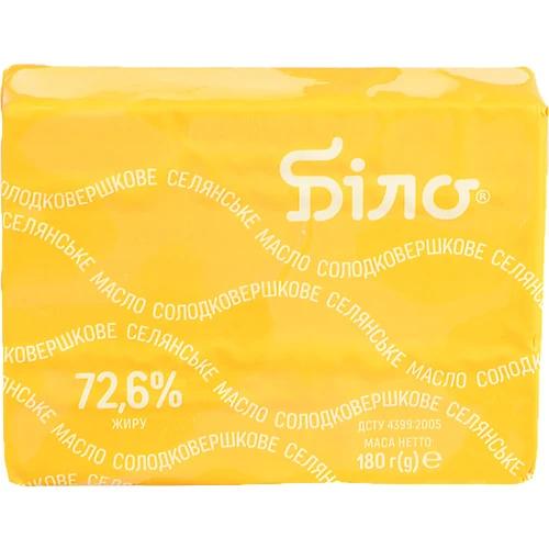Масло Біло 180г 72.6% селянське