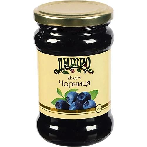 Джем Dnipro 375г чорниця с.б
