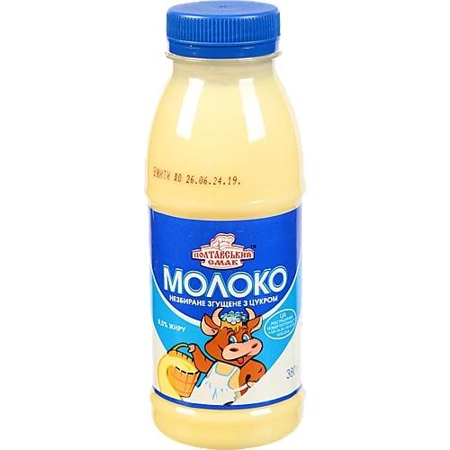 Молоко згущене 8.5% незбиране з цукром Полтавський смак п/пл 380г