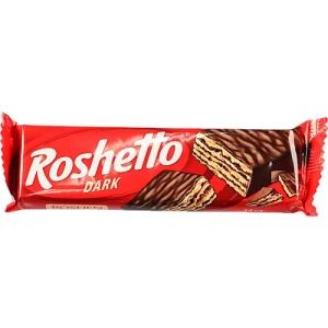 Вафельний батончик Roshen Roshetto Dark глазурований, 34 г