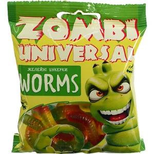 Цукерки желейні Zombi Universal 70г worms