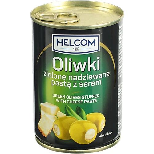 Оливки Helcom 280г фаршировані сиром
