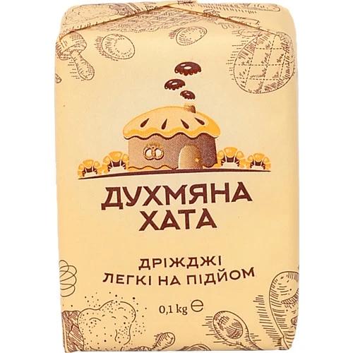 Дріжджі «Духмяна Хата» пресовані хлібопекарські 100 г