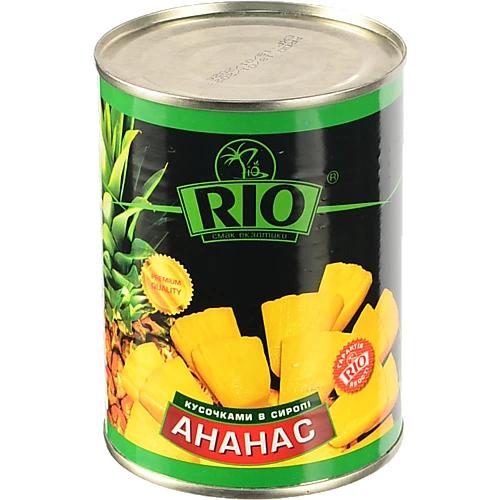 Ананас RIO 565г шматочкі з.б
