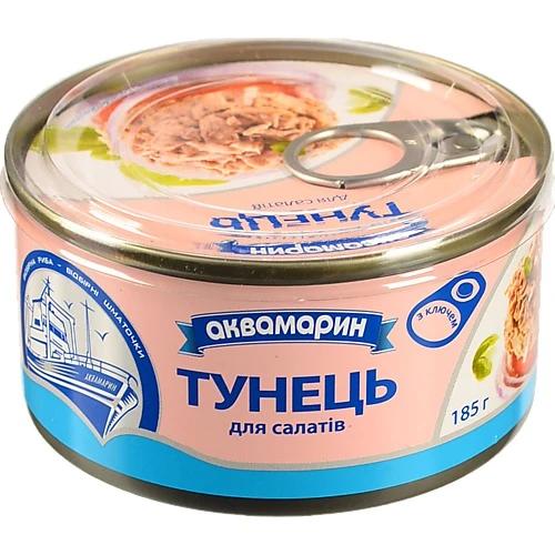 Тунець Аквамарин 185г аква салатний в.с ключ