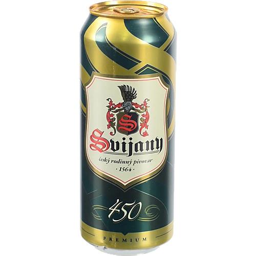 Пиво Svijany 0.5л premiovy lezak 450 4.6% з.б