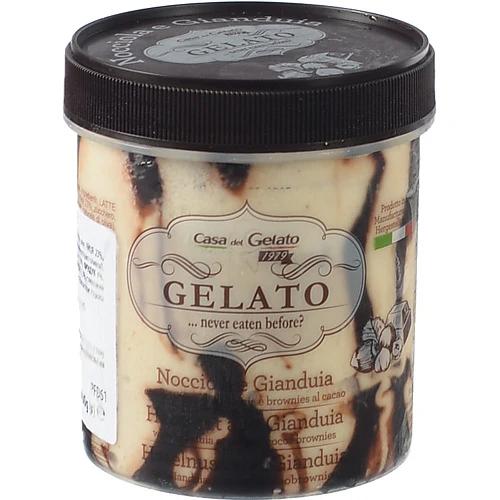 Морозиво Casa del gelato 400г горіх соус джандуя