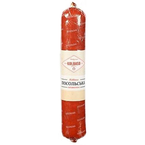 Ковбаса Kolbaso 460г варена копчена без ГМО
