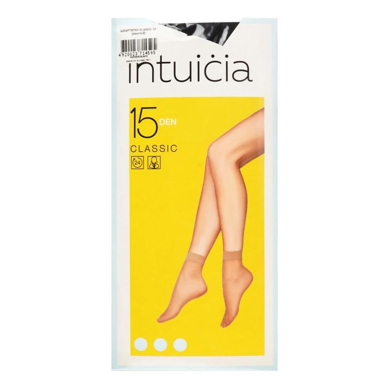 Шкарпетки жіночі Intuicia Classic 15den чорний 2пари