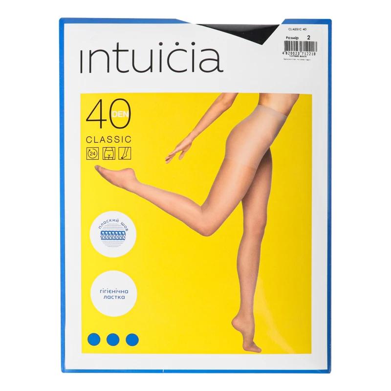 Колготки жіночі Intuicia Classic 40den 2 чорний