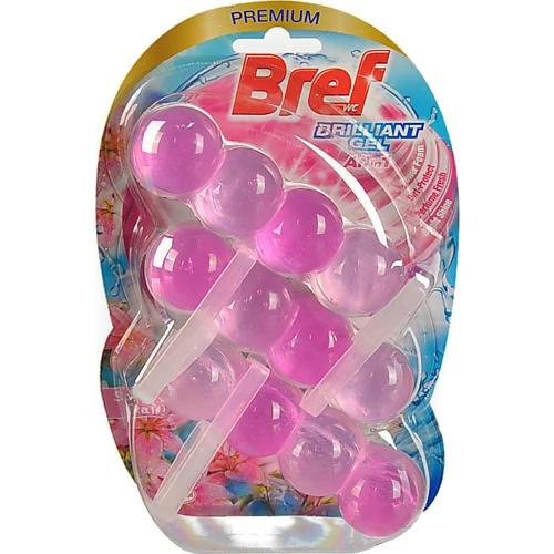 Засіб для чищення унітазу Spring Rain Brilliant Gel Bref 3х42г
