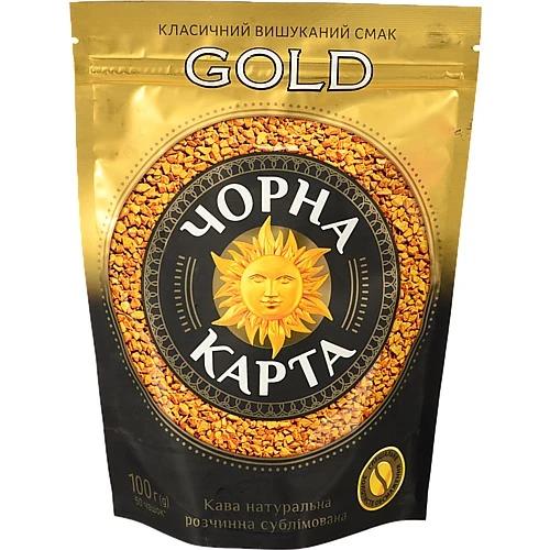 Кава розчинна сублімована Gold Чорна Карта м/у 100г
