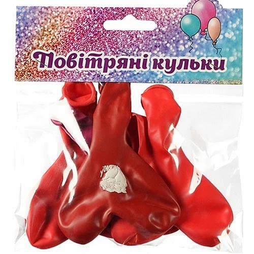 Повiтрянi кульки Надувайка 5шт серце