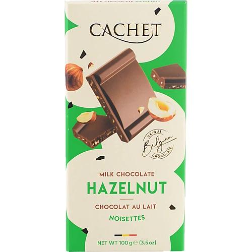 Шоколад Cachet 100г hazelnut молочний 31% какао